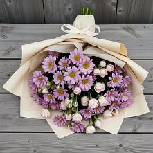 Букет цветов из:  Розы и Хризантемы #REPLACE_PRED# Свободе