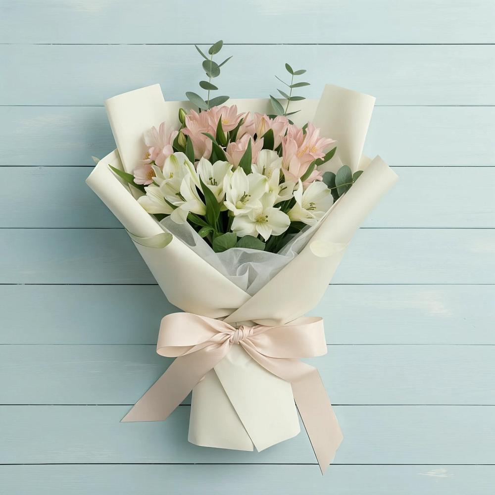 Букет цветов из: Альстромерии в Свободе